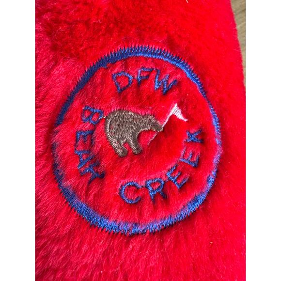 Vintage Bear Creek Golf Club Course Dallas Texas Head Cover DFW 3 Wood GUC - Picture 5 of 5